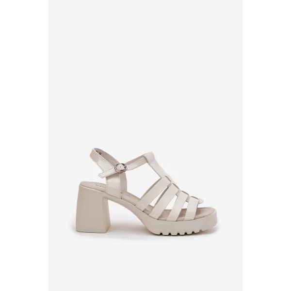  Dámske sandále VINCEZA 66621 BEIGE 