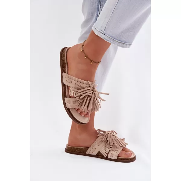  Dámske šľapky BOTO GLORINNA 41498 BEIGE 