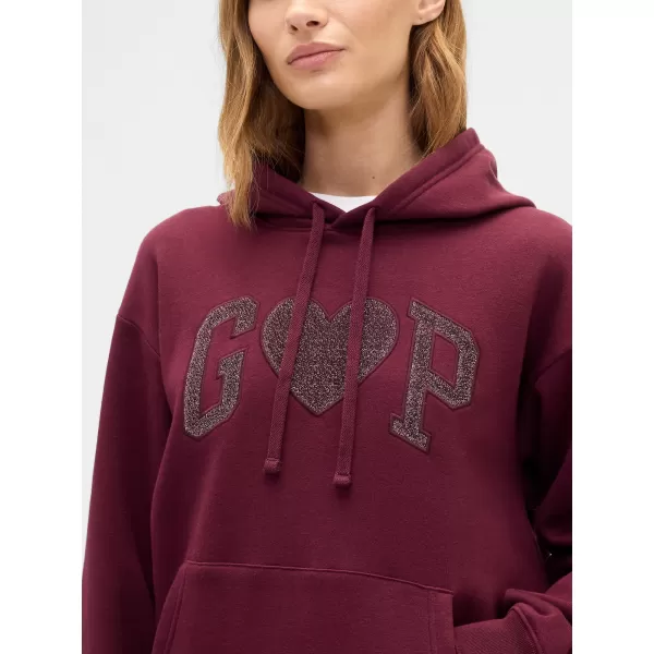  Dámska mikina GAP LOGO HOODIE PULLOVER 463506-97 TUSCAN RED 