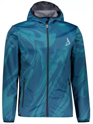 Pánska softshellová bunda premium ALTISPORT VOJ/ALM072JACK01 PETROLEJOVÁ