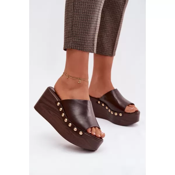  Dámske šľapky BOTO FARINELLE 41623 BROWN 