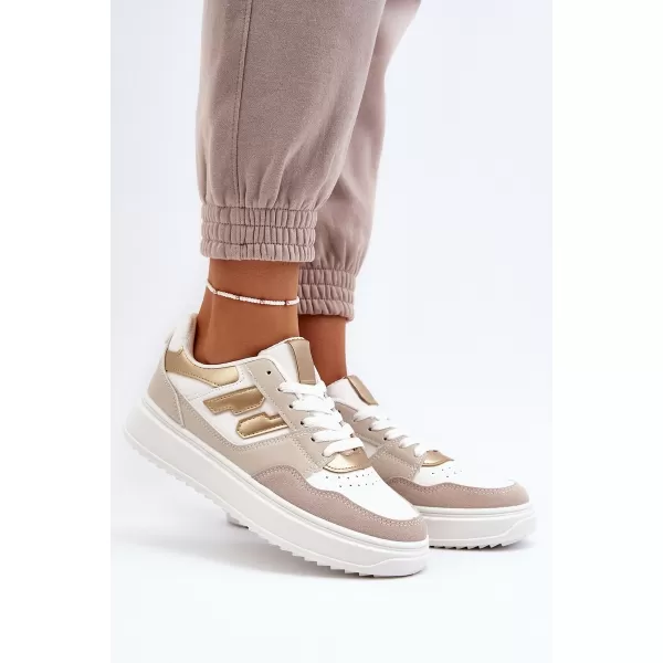  Dámske tenisky BOTO REGINES 30370 WHITE/GOLD 