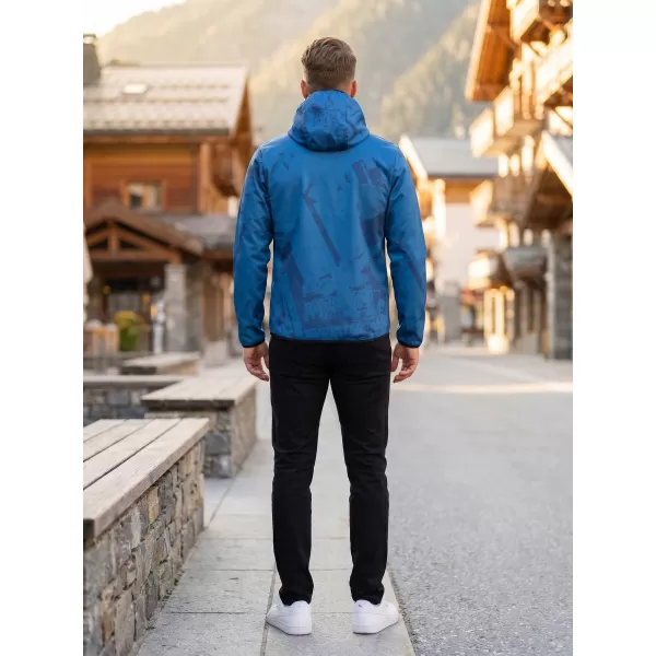  Pánska softshellová bunda premium ALTISPORT VOJ/ALM079JACK01 MODRÁ 