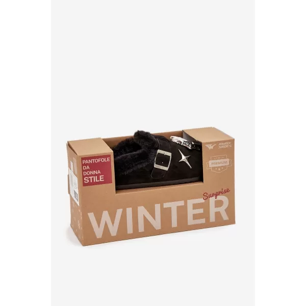  Dámske šľapky BOTO THALORA 40801 BLACK 