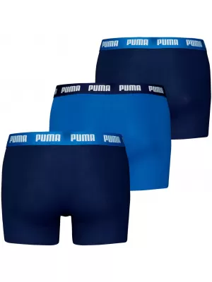 Pánske boxerky PUMA MEN EVERYDAY BOXER 3P 938327-04 MODRÁ KOMBINÁCIA