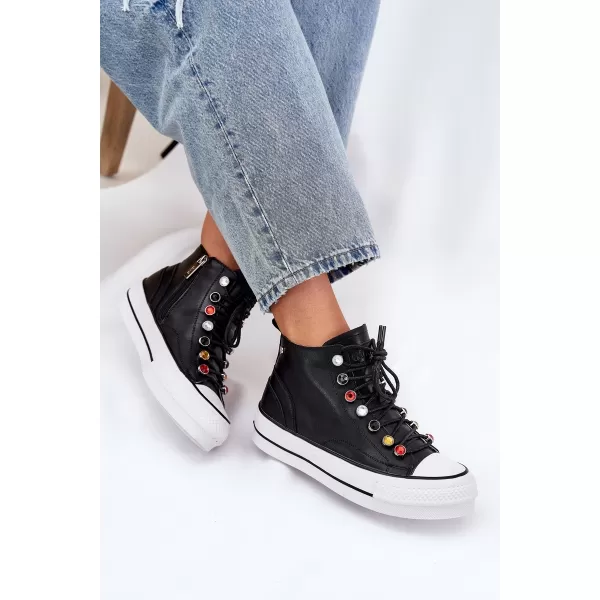  Dámske topánky GOE RR2N4101 BLACK 