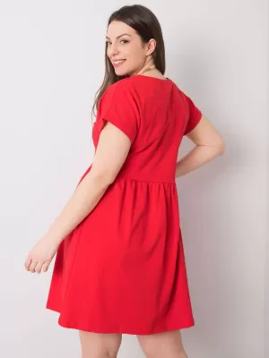 Dámske šaty BASIC FEEL GOOD RV-SK-6292.09P RED
