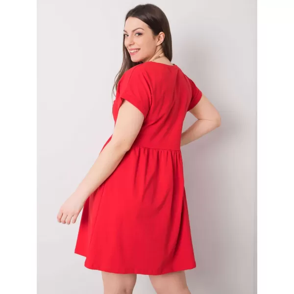  Dámske šaty BASIC FEEL GOOD RV-SK-6292.09P RED 
