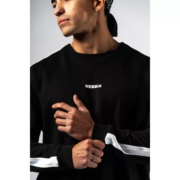  Pohodlná mikina s kapucňou POWER 903 BLACK Nebbia 