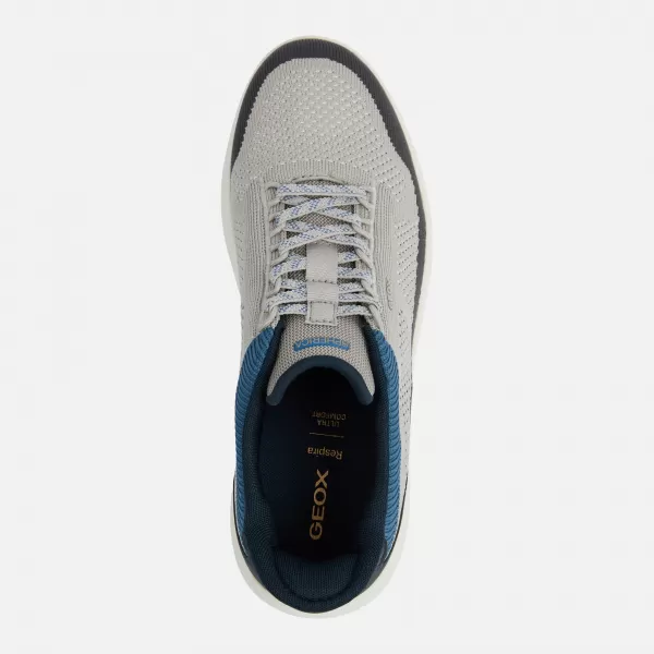  Pánske tenisky GEOX SPHERICA PLUS FAST IN G014664 ŠEDÁ 