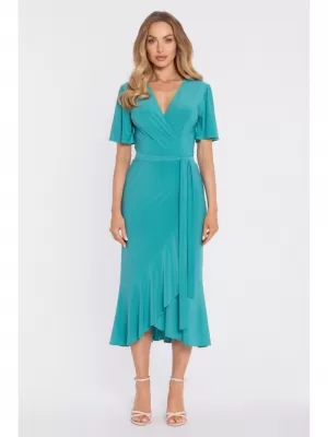 Dámske šaty MOE M912 TURQUOISE