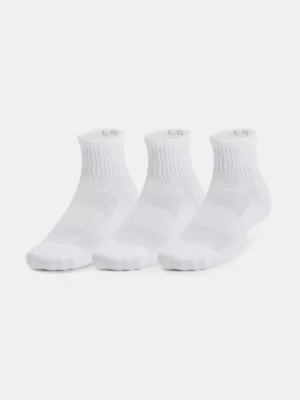 Ponožky UNDER ARMOUR UNISEX UA TC QTR (3 PÁRY) 1386372-100 BIELA
