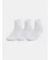 Ponožky UNDER ARMOUR UNISEX UA TC QTR (3 PÁRY) 1386372-100 BIELA