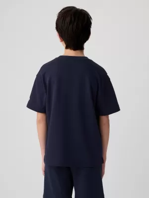 Detské tričko GAP LOGO CREW TOP 432540-02 NAVY UNIFORM