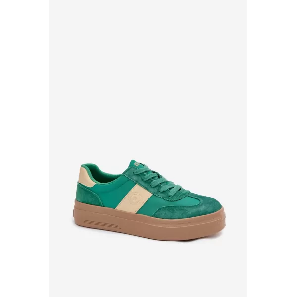  Dámske tenisky BIG STAR TT274163 GREEN Big Star Shoes 