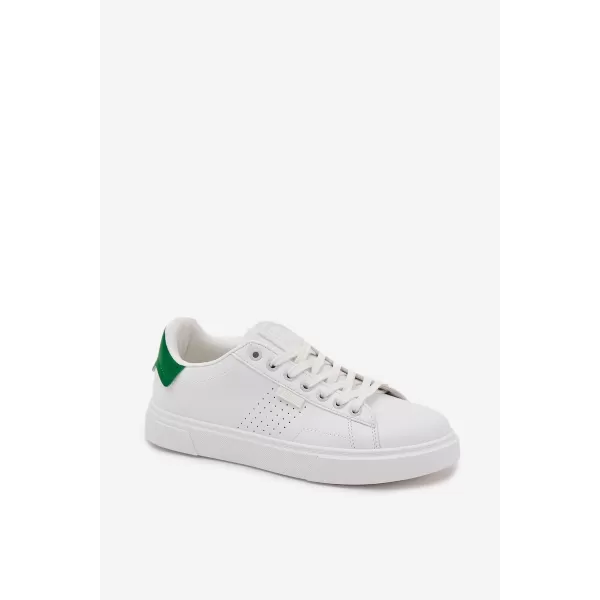  Pánske topánky BIG STAR OO174116 WHITE/GREEN Big Star Shoes 