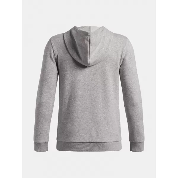  Chlapčenská mikina UNDER ARMOUR UA RIVAL LW 1/4 ZIP HOODIE 6009316-011 ŠEDÁ 