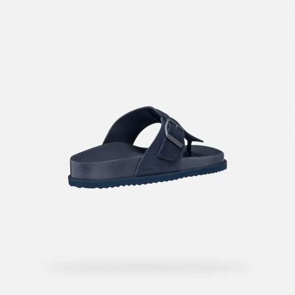  Pánske šľapky GEOX PARNAIBA G014437 TMAVO MODRÁ 