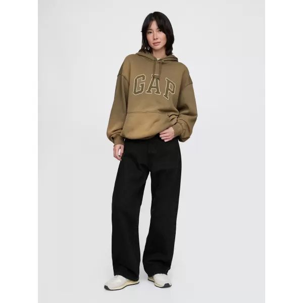  Pánska mikina GAP LOGO PULLOVER HOODIE 745166-00 THYME 