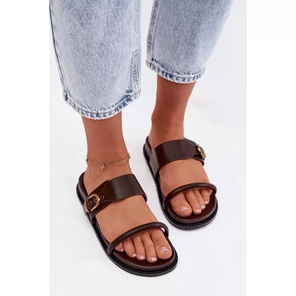  Dámske šľapky BOTO SARILISSE 41610 BROWN 