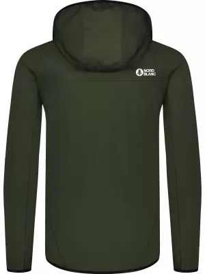 Pánska mikina powerfleece NORDBLANC CREEK NBWFM8280 ZELENÁ