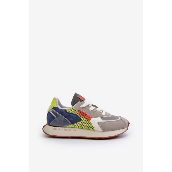  Pánske tenisky BIG STAR NN174344 GREY Big Star Shoes 