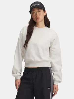 Dámska mikina UNDER ARMOUR UA ICON VIDA FLC CREW BIELA