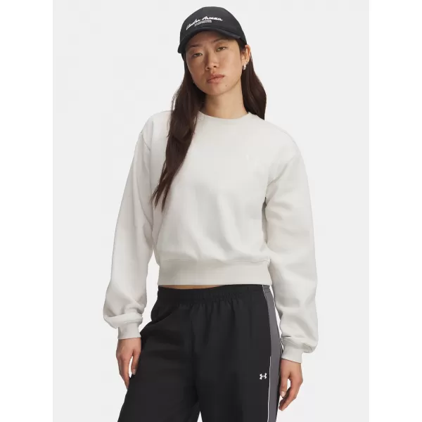  Dámska mikina UNDER ARMOUR UA ICON VIDA FLC CREW BIELA 