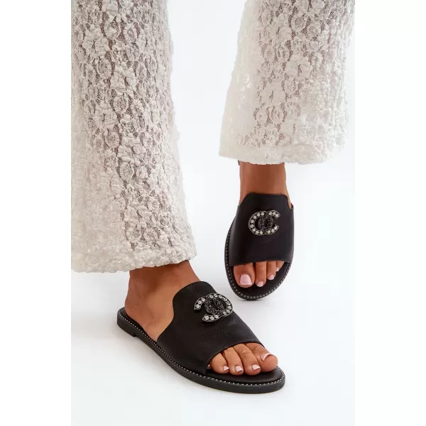  Dámske žabky S.BARSKI KV27-050 BLACK 