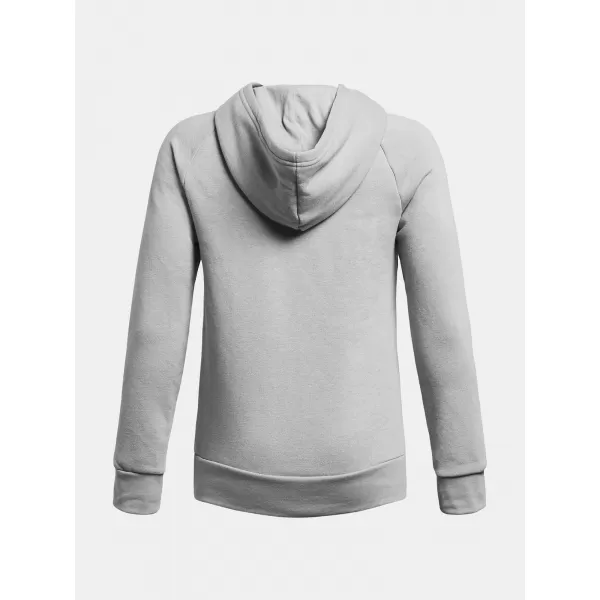  Chlapčenská mikina UNDER ARMOUR UA RIVAL FLEECE BL HOODIE 1379791-011 SIVÁ 