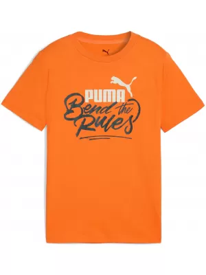 Detské tričko PUMA MID90S GRAPHIC TEE III 688472-26 ORANŽOVÁ ŽIARA