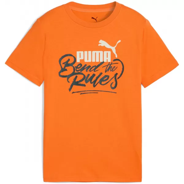  Detské tričko PUMA MID90S GRAPHIC TEE III 688472-26 ORANŽOVÁ ŽIARA 
