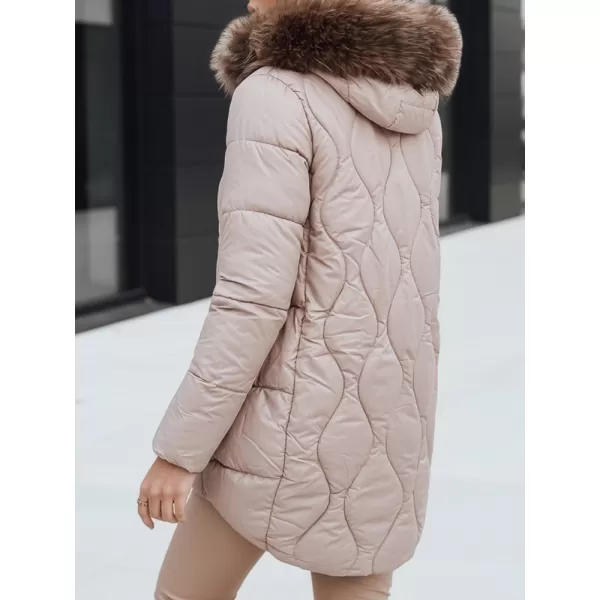  Dámska bunda DSTREET TY5494 BÉŽOVÁ 