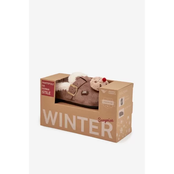  Dámske šľapky BOTO THALORA 40800 BROWN 