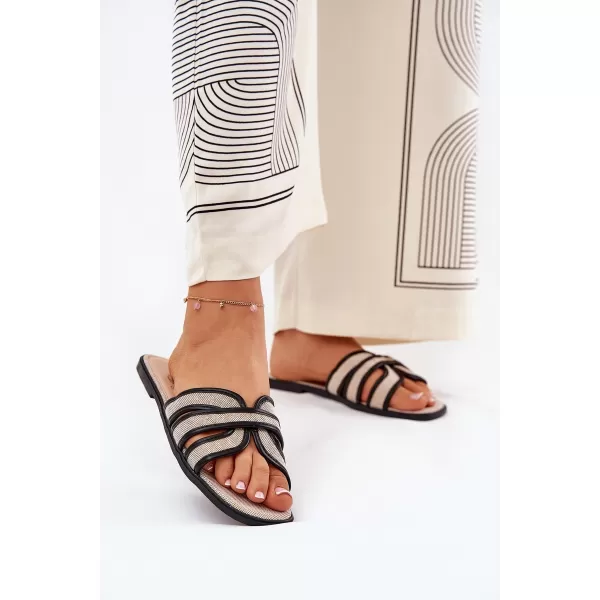  Dámske šľapky BOTO TOBIN 36257 BLACK 