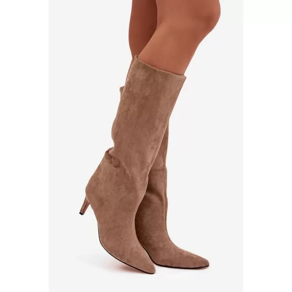  Dámske čižmy BOTO JEHLU 40518 BROWN HNEDÁ 