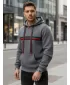 Pánska mikina DSTREET BX5937 SIVÁ