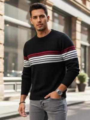 Pánsky sveter DSTREET WX2322 ČIERNA