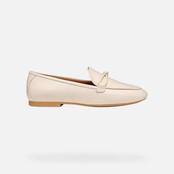  Dámske mokasíny GEOX NEW PALMARIA G012920 KRÉMOVÁ 