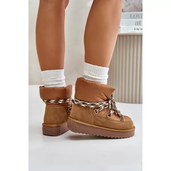  Dámske snehule D.FRANKLIN DFSH375003 TAN 