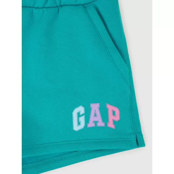  Detské kraťasy GAP LOGO SWEATSHORTS 719777-10 GREEN MIRAGE 