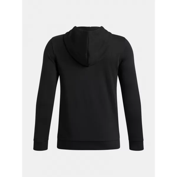  Chlapčenská mikina UNDER ARMOUR RIVAL LW 1/4 ZIP HOODIE 6009316-001 ČIERNA 