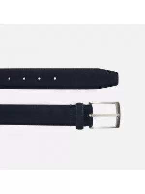 Pánsky opasok GEOX G011352 TMAVO MODRÁ