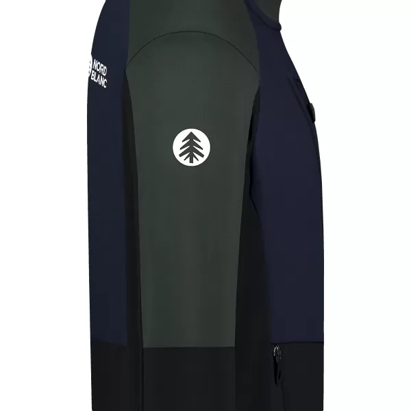  Pánska mikina powerfleece NORDBLANC GROAN NBWFM8282 ČIERNA 