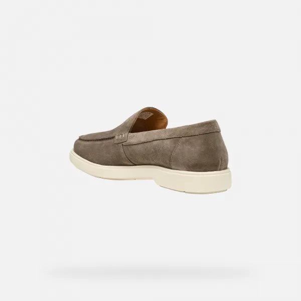  Pánske mokasíny GEOX SPHERICA EC17 G014394 ŠEDÁ 