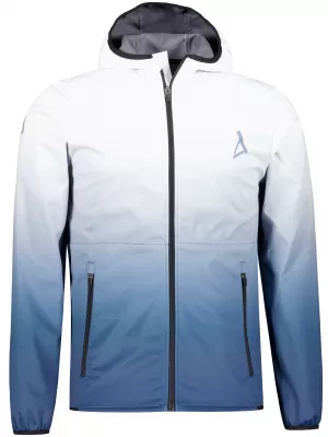 Pánska softshellová bunda premium ALTISPORT VOJ/ALM126JACK01 NÁMORNÁ MODRÁ/BIELA