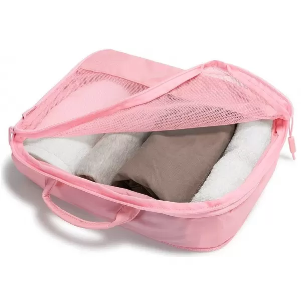  Kufor HEYS Ecotex Compression Packing Cube 4 Pc Set PINK SAND 