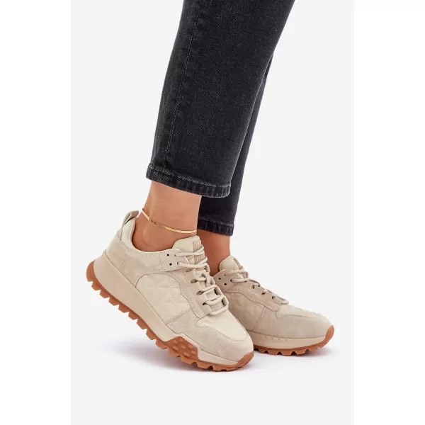  Dámske tenisky BIG STAR OO274A315 BEIGE Big Star Shoes 