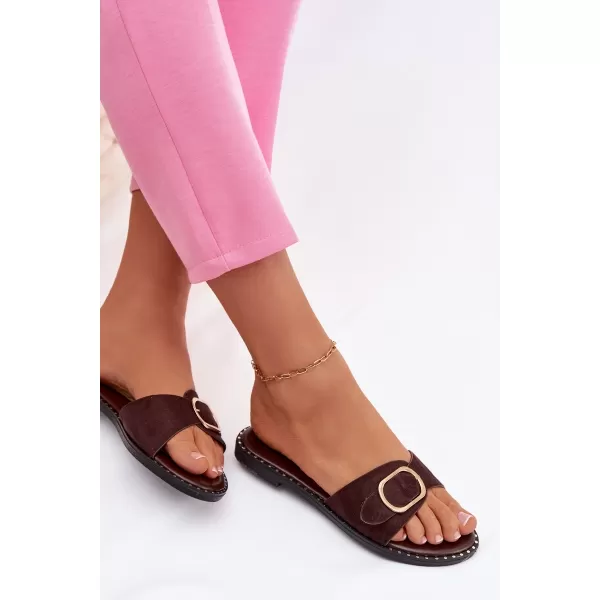  Dámske šľapky BOTO SELIVELLE 41578 BROWN 