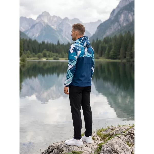  Pánska softshellová bunda premium ALTISPORT VOJ/ALM039JACK01 NÁMORNÁ MODRÁ 